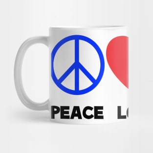 PEACE LOVE VOTE ELECTION Mug